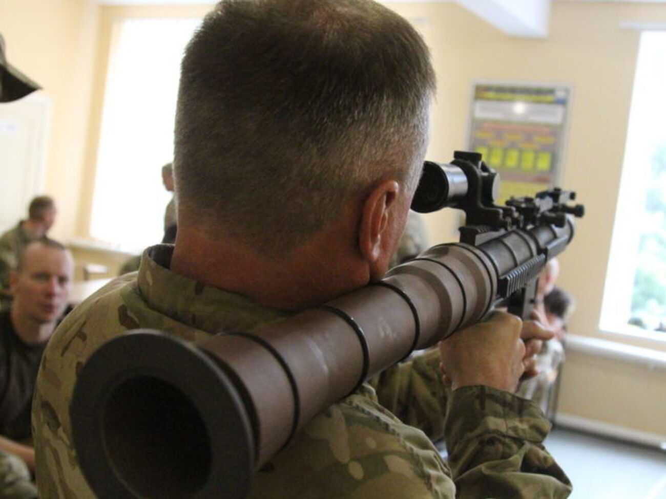 Американські гранатомети використовують українські військові