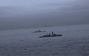Британия отслеживает передвижения российских кораблей в Северном море