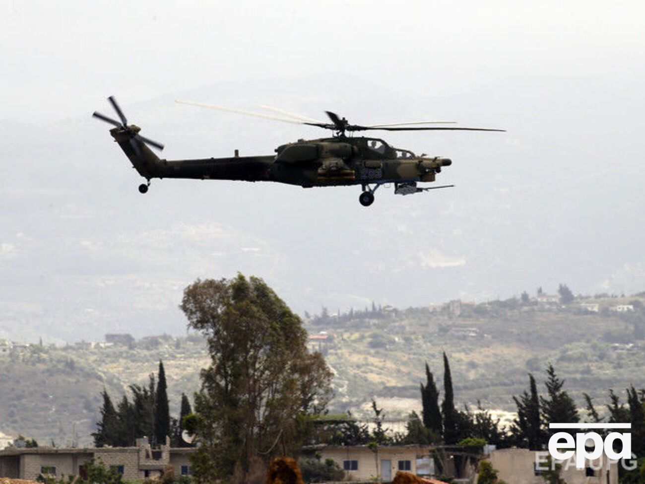 Российские вертолеты вылетели на патрулирование после запуска ракет по базе Хмеймим