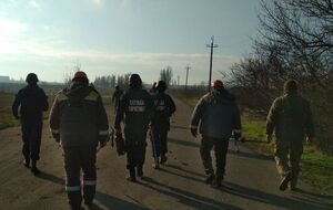 Спасатели и электрики работали в координации с военными и наблюдателями ОБСЕ