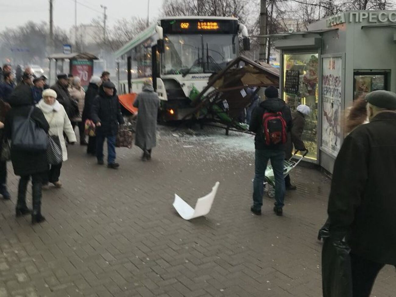 По словам очевидца ДТП, водитель автобуса не пострадал