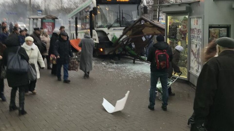 По словам очевидца ДТП, водитель автобуса не пострадал