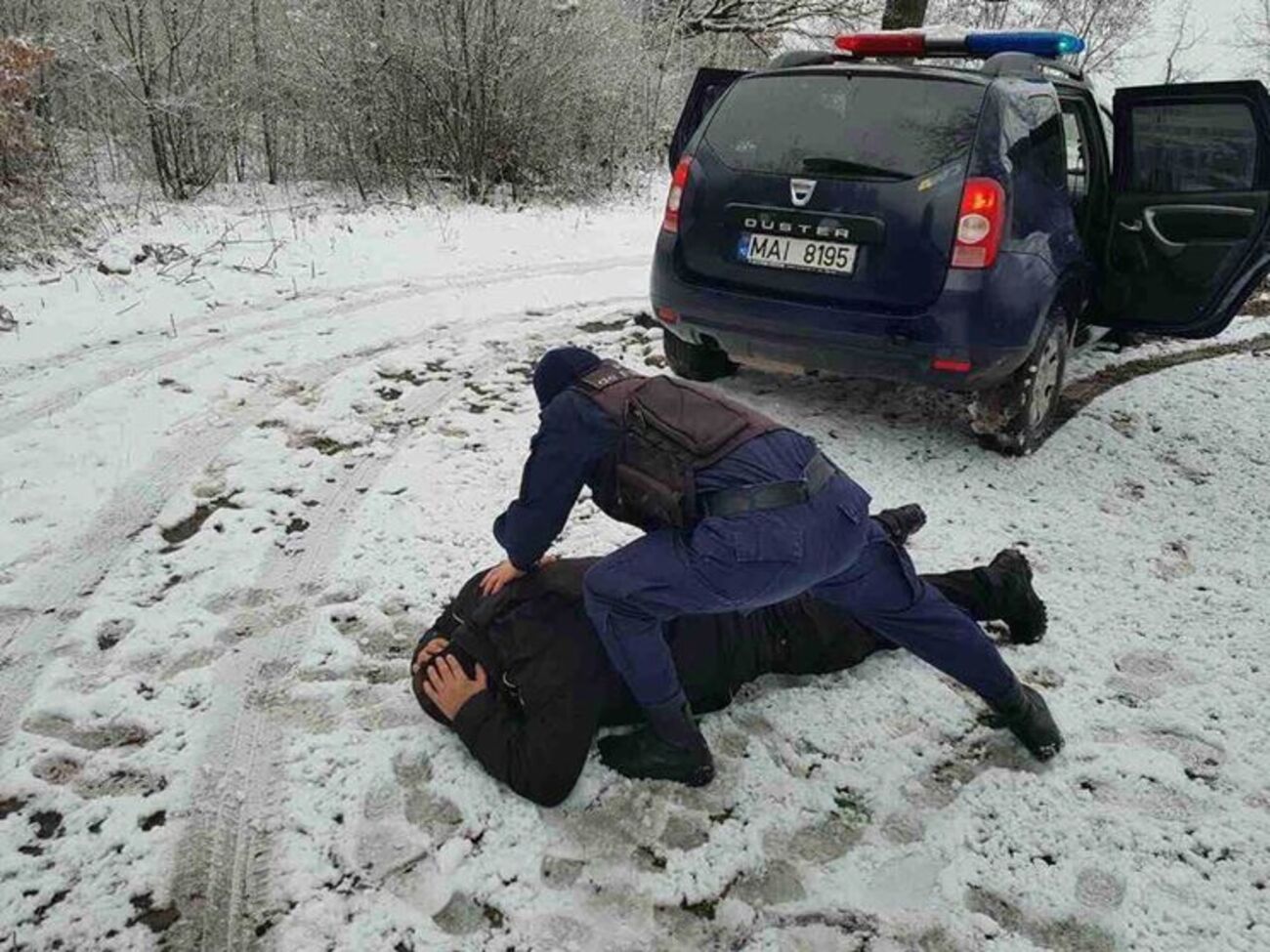 Задержание Надирадзе молдавскими пограничниками