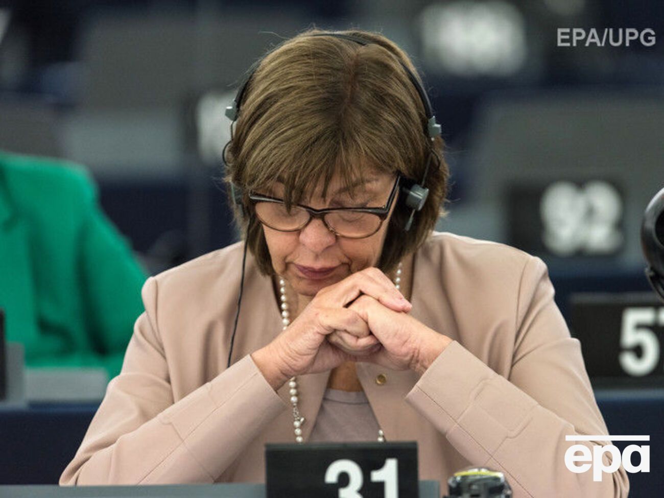 Хармс убеждена, что российский президент Владимир Путин недостоин внимания посетителей спортивного мероприятия