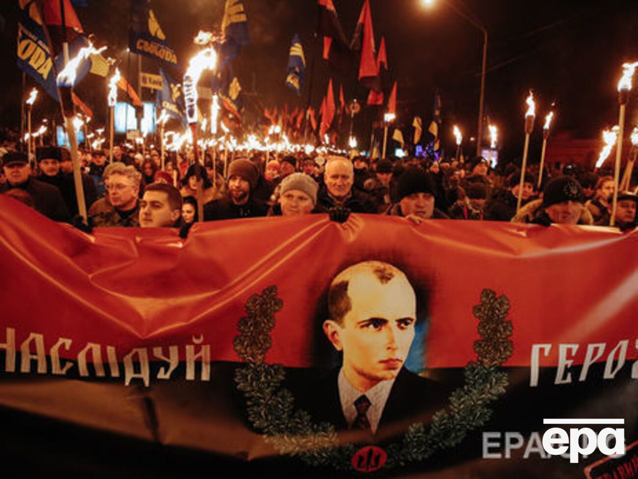 По Украине пройдут факельные марши в честь Бандеры