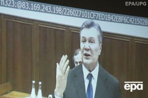 Янукович не принимает участие в процессе, который проходит в Оболонском суде