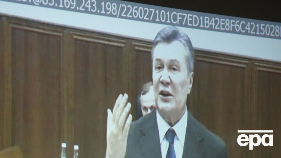 Янукович не бере участі у процесі, який проходить в Оболонському суді