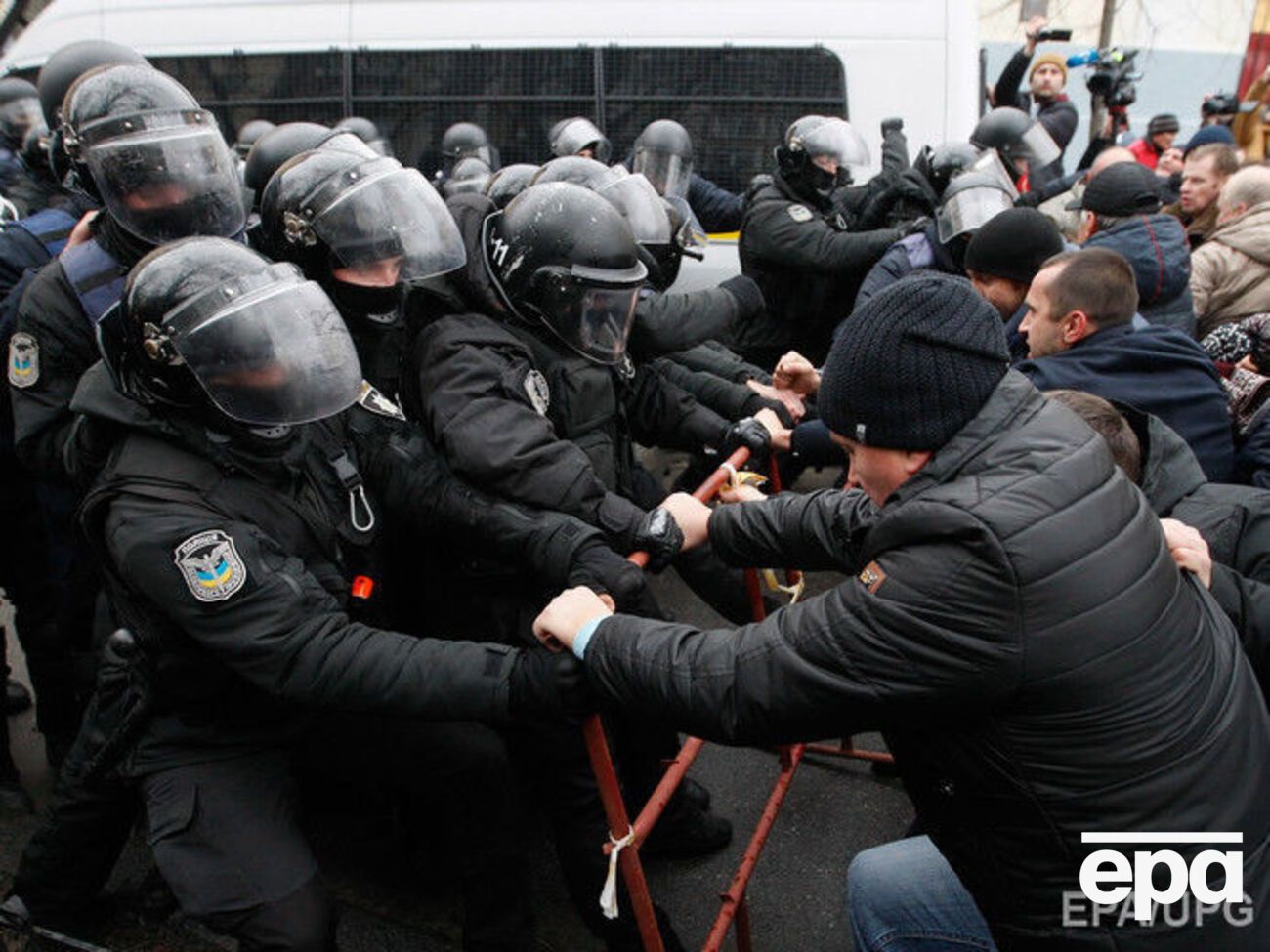 Між прихильниками Саакашвілі та правоохоронцями сталися сутички 5 грудня