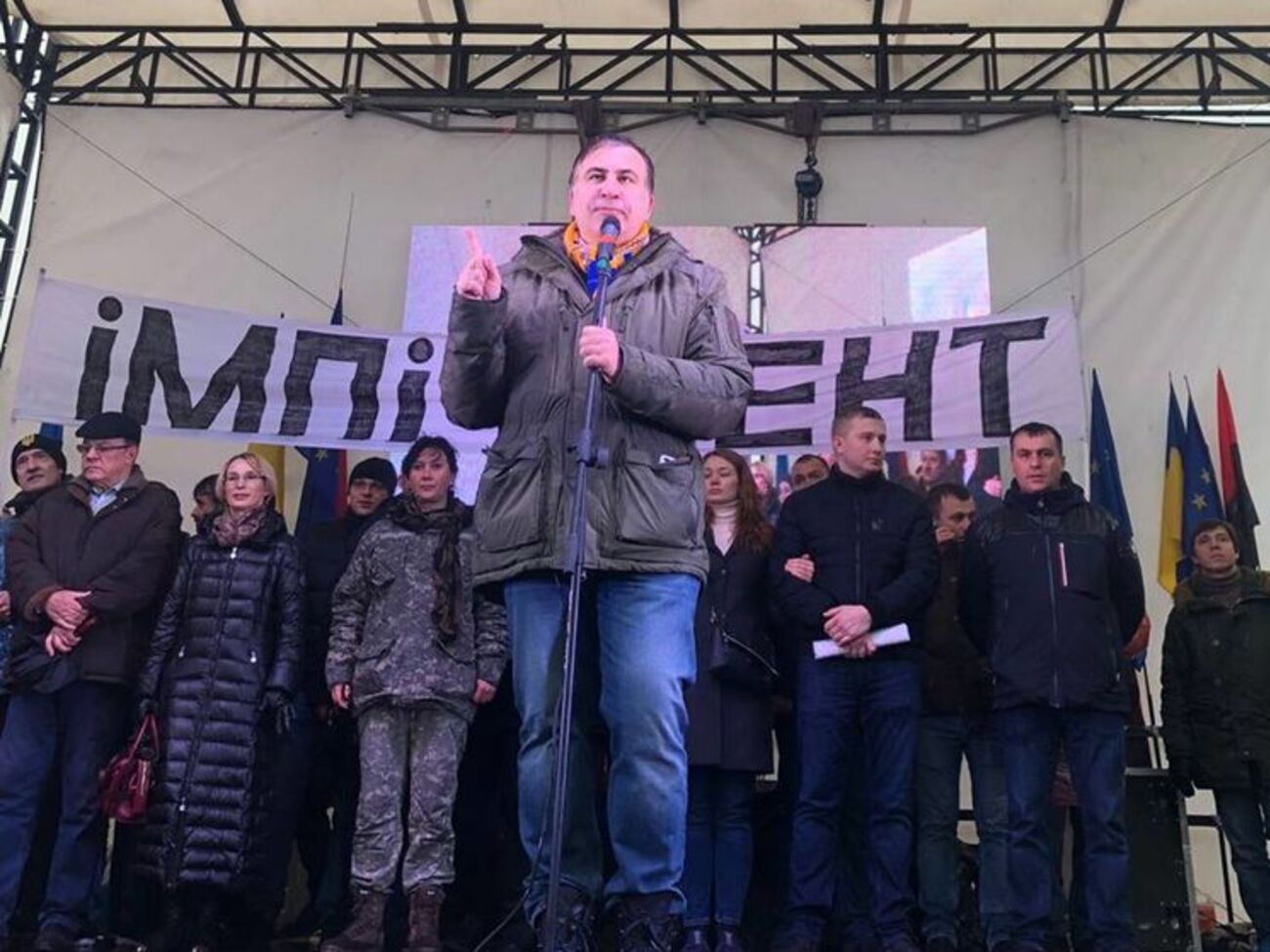 Саакашвілі сказав, що був готовий до появи компромату