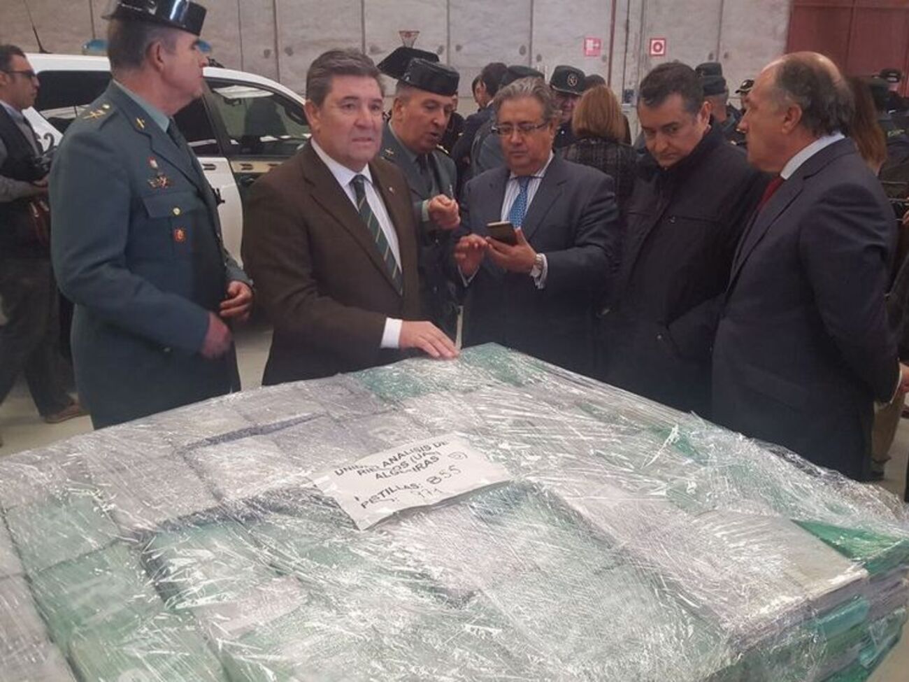 Кокаин был расфасован в килограммовые брикеты