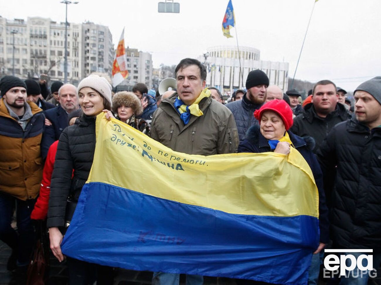 Саакашвілі вранці збирається виступити біля Верховної Ради