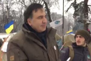 Саакашвілі прийшов 6 грудня в наметове містечко під Радою