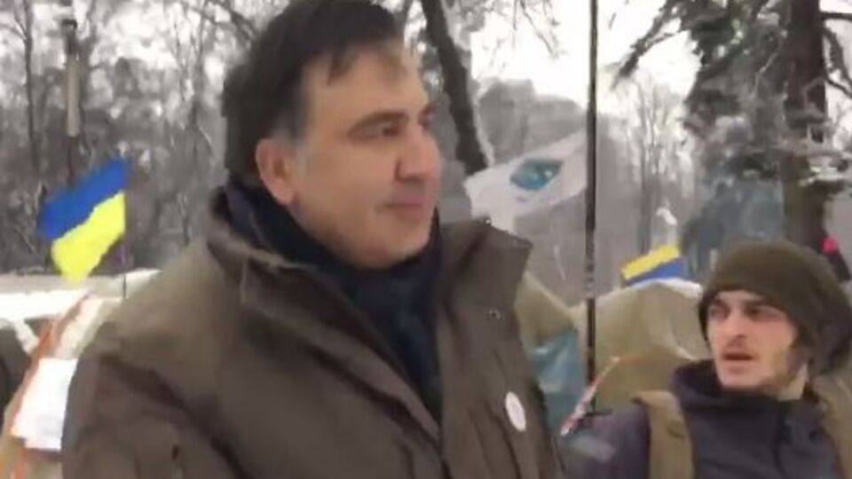 Саакашвілі прийшов 6 грудня в наметове містечко під Радою