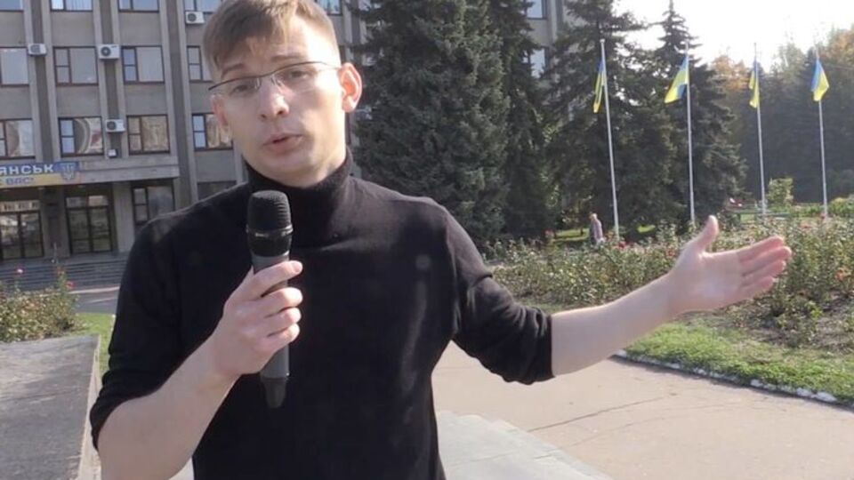 Журналіста "Громадського ТБ Донбасу" Віталія Сизова (на фото) затримали в Мінську