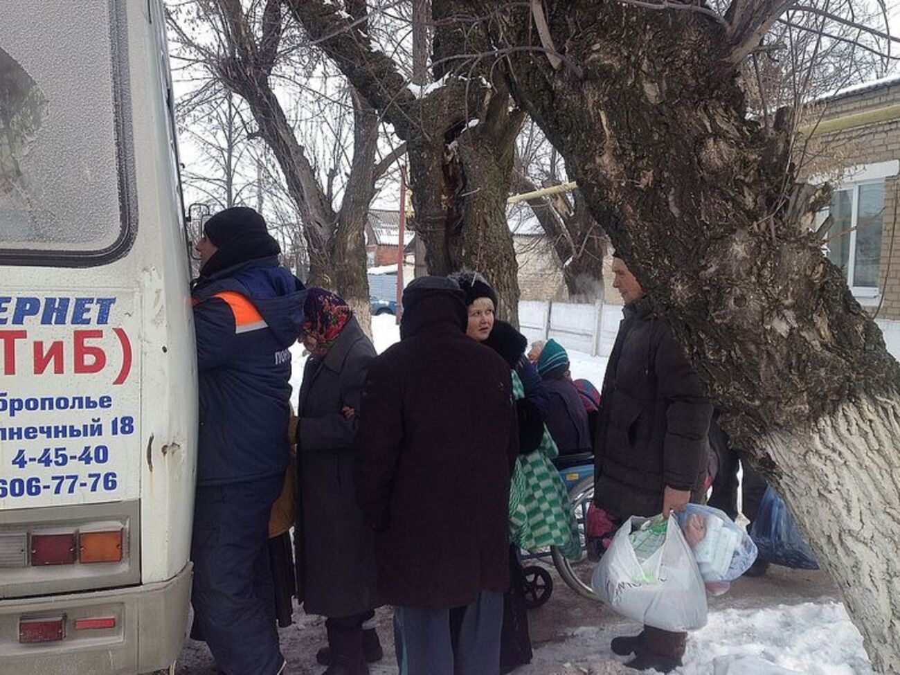 Жителів Авдіївки тимчасово перевезли в Білецьке, Святогірськ, Маріуполь, Покровськ і Костянтинівку