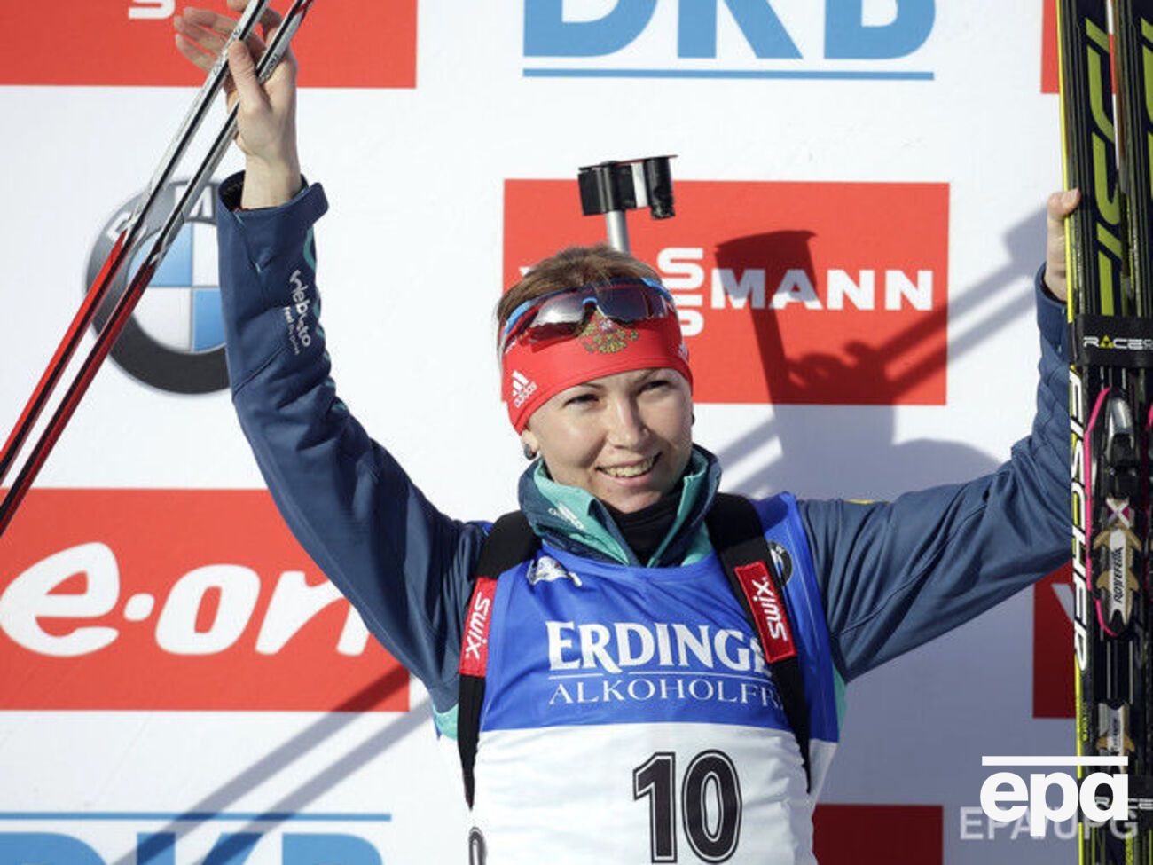 Російська біатлоністка Катерина Глазиріна не зможе взяти участі у найближчих змаганнях під егідою IBU