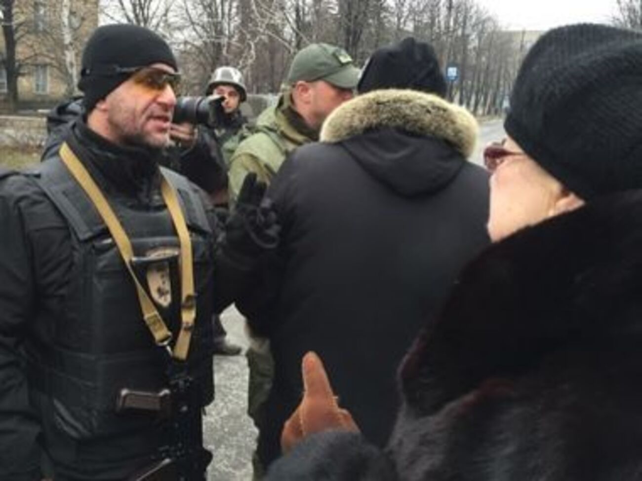 Радник голови МВС України Зорян Шкіряк (ліворуч) став у російських новинах двома людьми