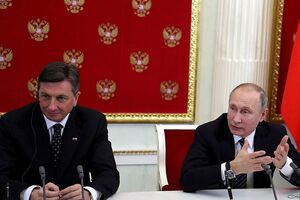 10 февраля Путин встретился с президентом Словении Борутом Пахором