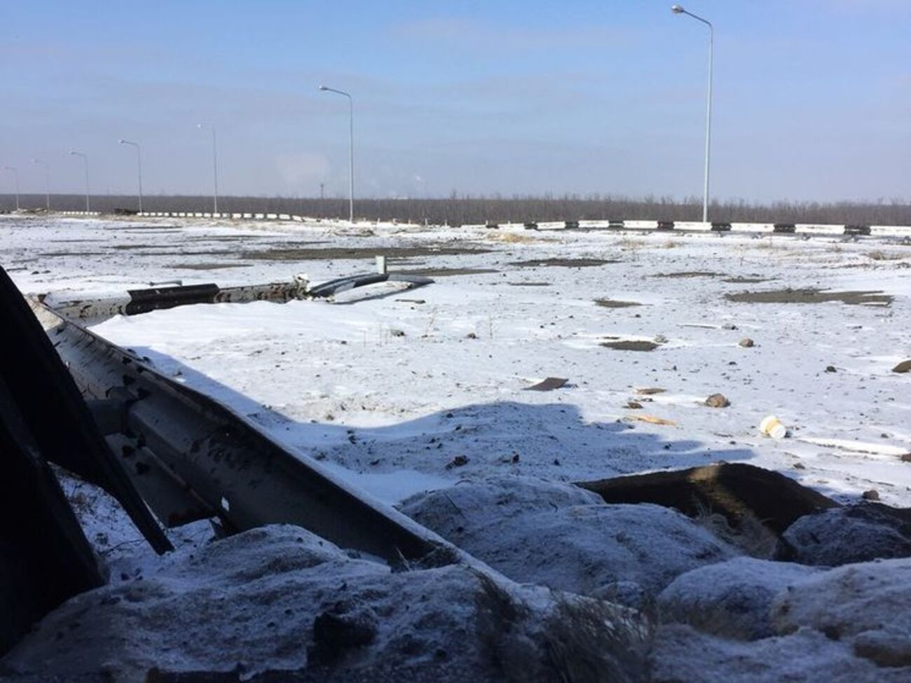 Ходаковский сфотографировал место, где лежат тела двух убитых боевиков