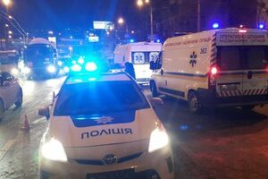 ДТП произошло на улице Вадима Гетьмана в Киеве