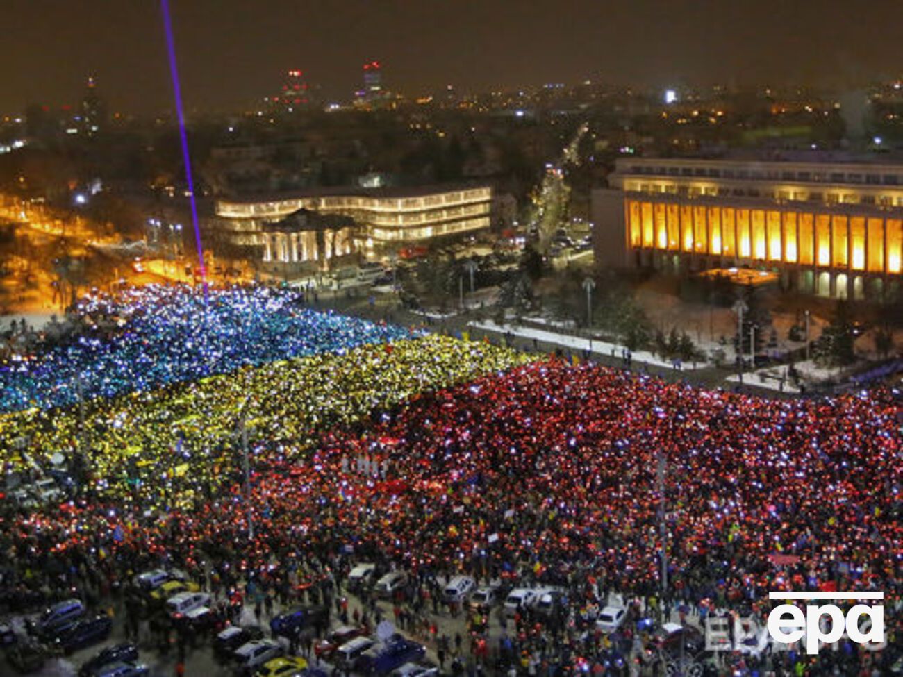 В Бухаресте продолжаются протесты