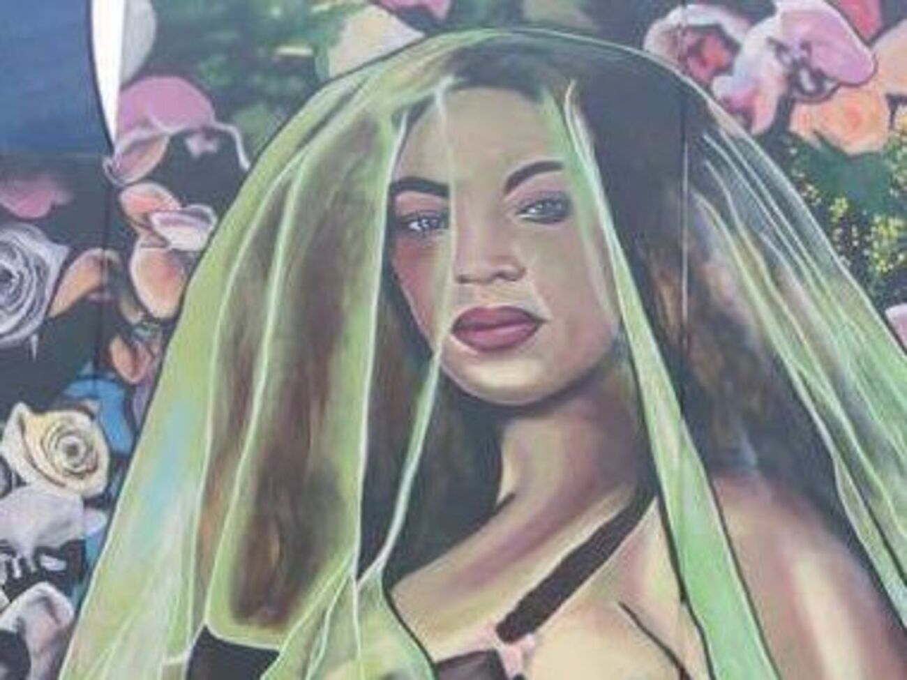 Бейонсе изобразили на стене дома