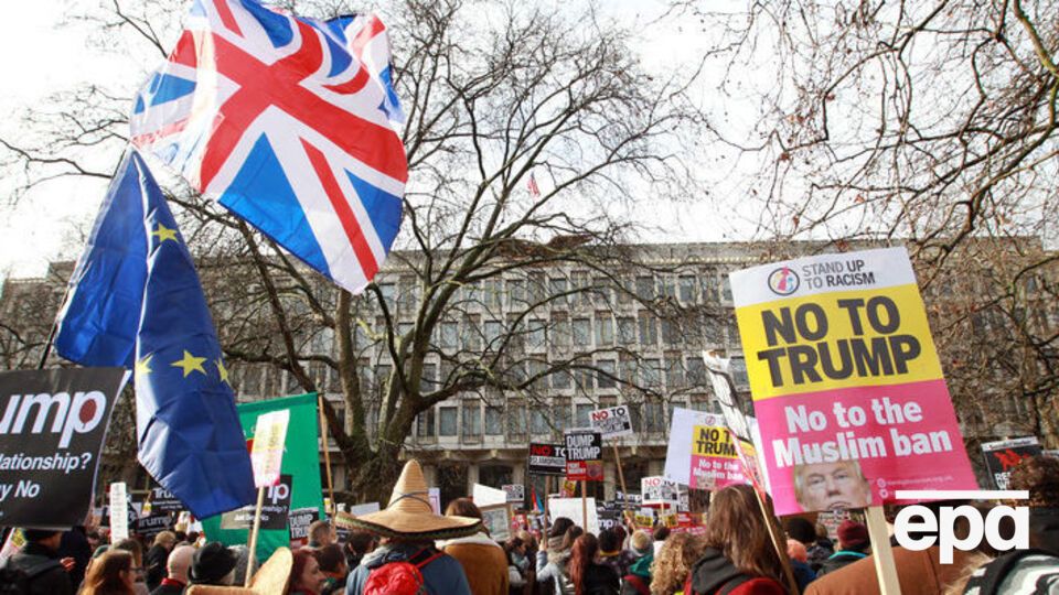Петиція проти візиту Трампа до Великобританії набрала більше 1,8 млн голосів