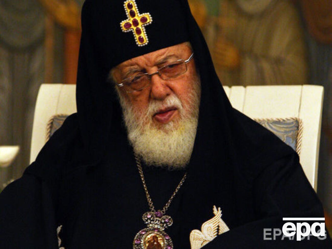 Патриарх Илия II, глава Грузинской православной церкви, сейчас проходит лечение в Германии