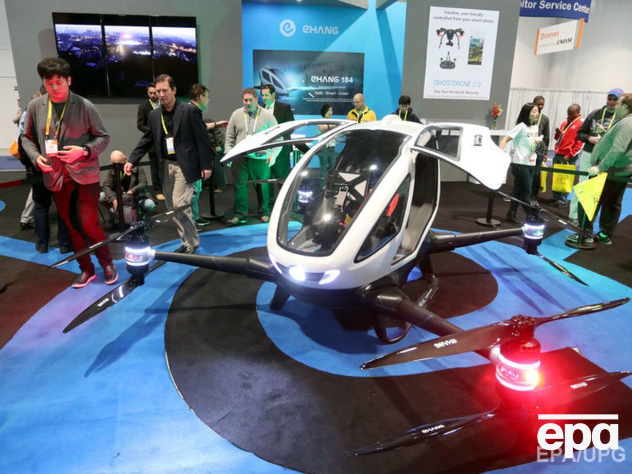 В Дубае объявили о запуске летающих беспилотных такси