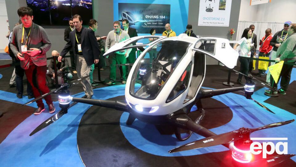 У Дубаї оголосили про запуск летючих безпілотних таксі