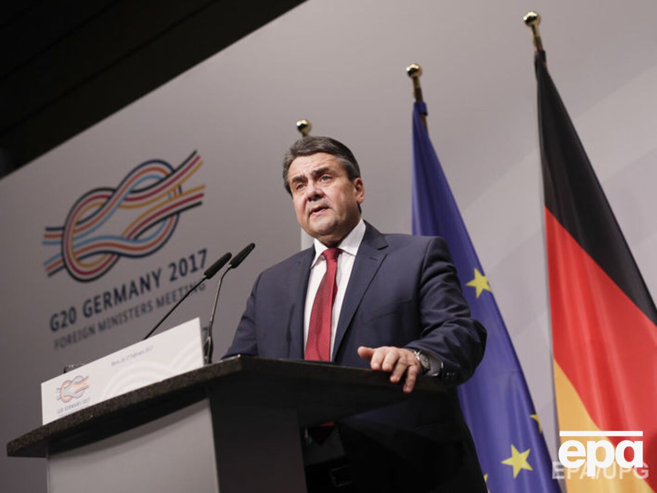 Зигмар Габриэль: Обсуждали конфликты в Украине и Сирии