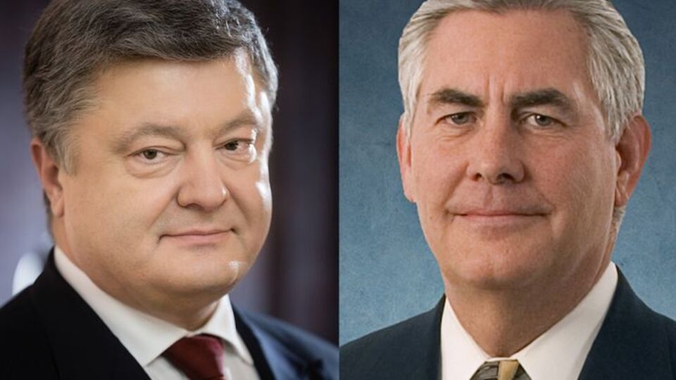 Порошенко запросив Тіллерсона до України