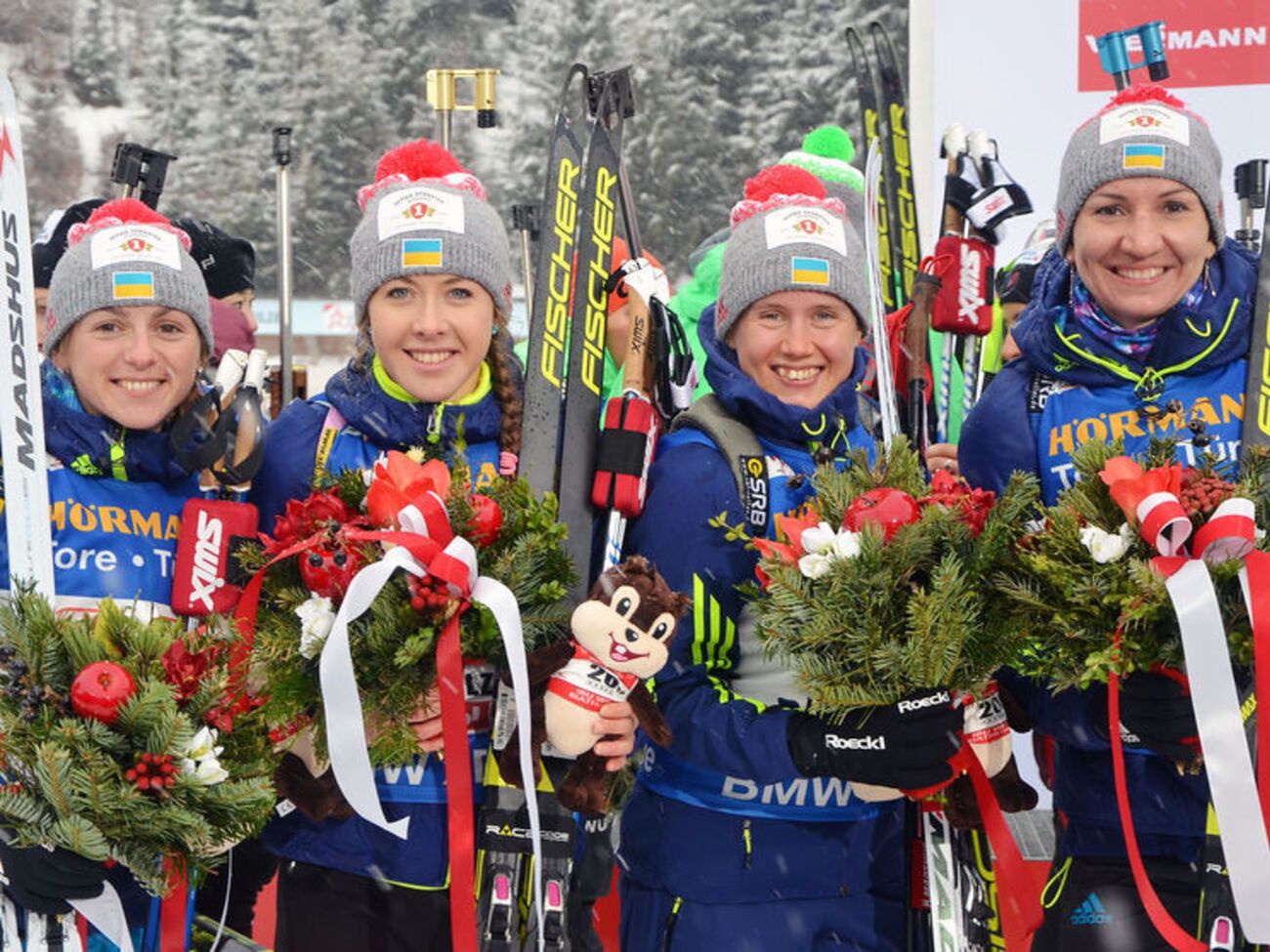 Українські дівчата в Гохфільцені дозволили обігнати себе лише німкеням