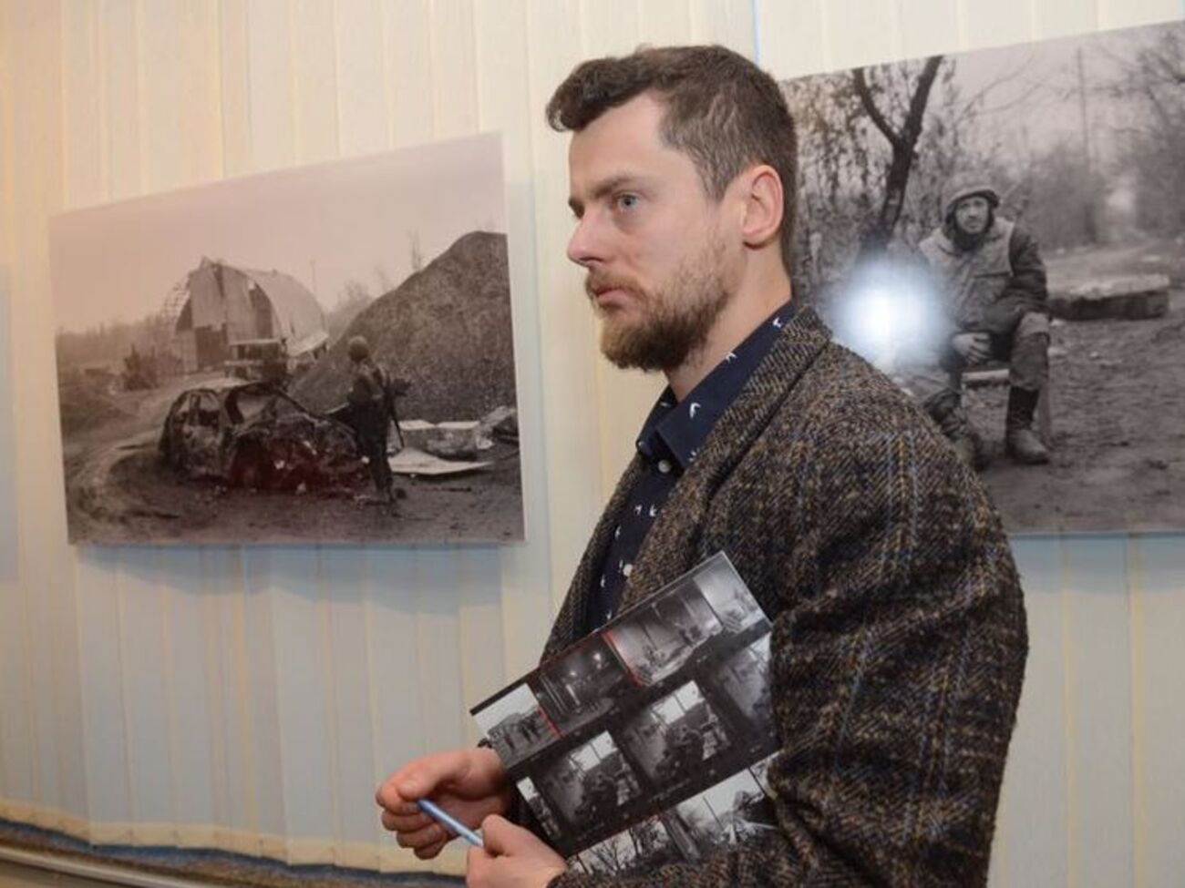 Ирина Геращенко:&nbsp;Олесь разместил фото на фоне вырезанных из простреленного металла фигур людей