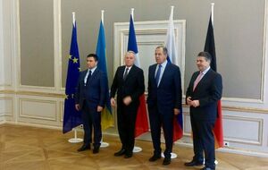 На встрече присутствуют министры иностранных дел Украины, России, Франции и Германии