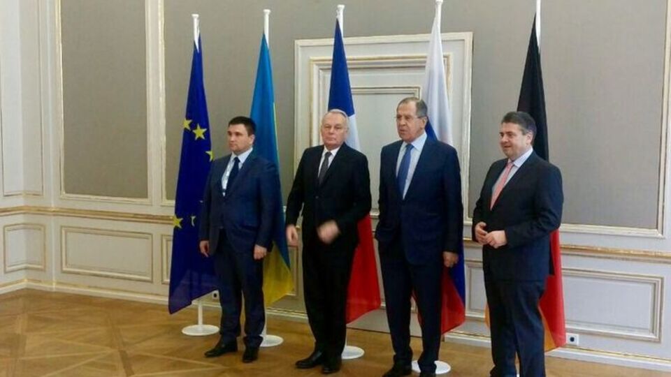 На встрече присутствовали министры иностранных дел Украины, России, Франции и Германии