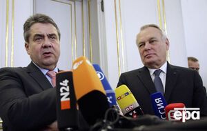 Эро (на фото справа) отметил, что дальнейшее продвижение в вопросе урегулирования конфликта на Донбассе – это "вопрос политической воли"