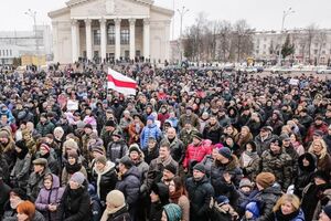 На акцію в Гомелі зібралися близько 2 тис. протестувальників