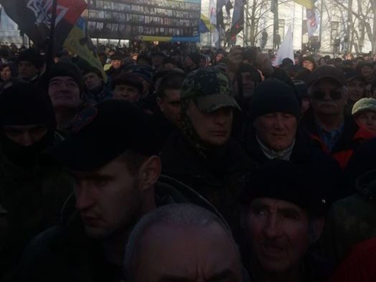 Акция проходит недалеко от Администрации Президента