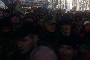 Акция проходит недалеко от Администрации Президента