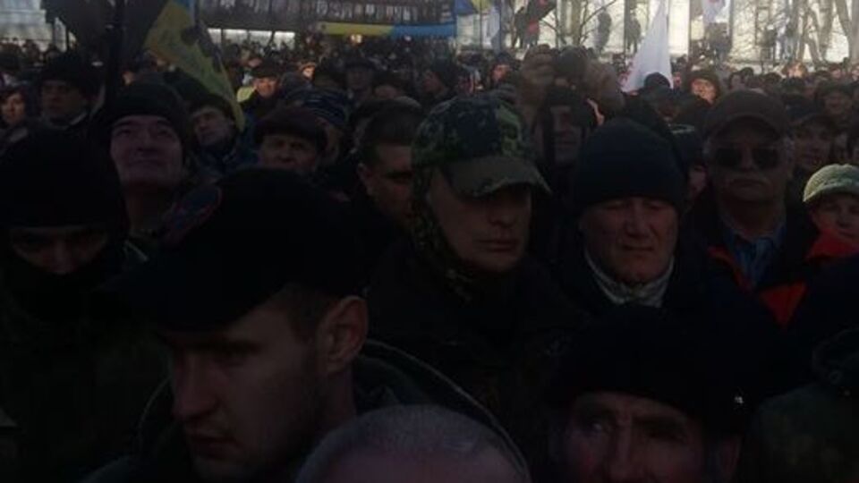 Акция проходит недалеко от Администрации Президента