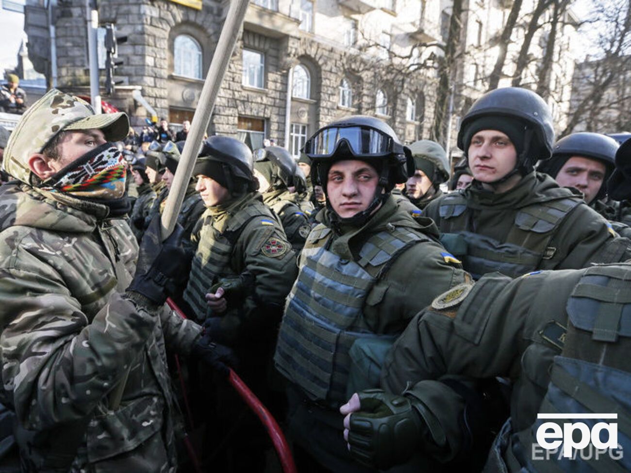 Для обеспечения общественной безопасности в центре Киева привлекли 6500 правоохранителей