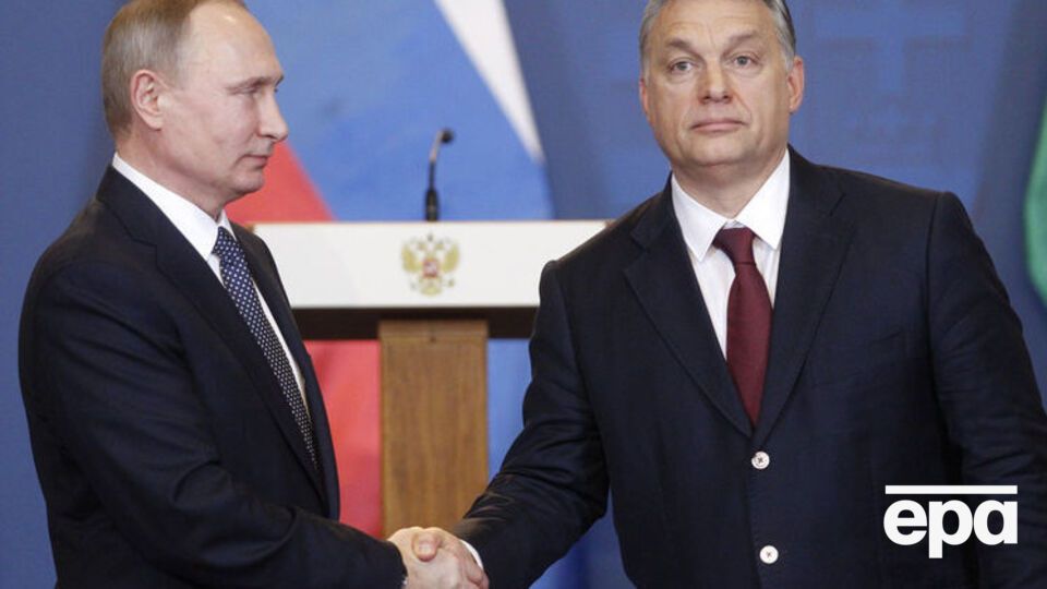 Путін провів прес-конференцію з прем'єром Угорщини Орбаном