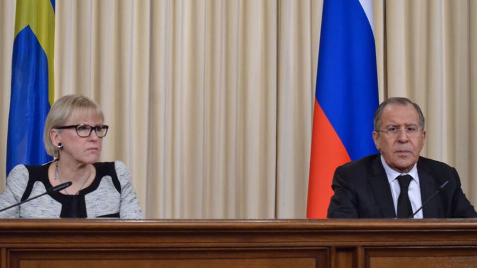 Лавров провел пресс-конференцию с главой МИД Швеции Маргот Вальстрем