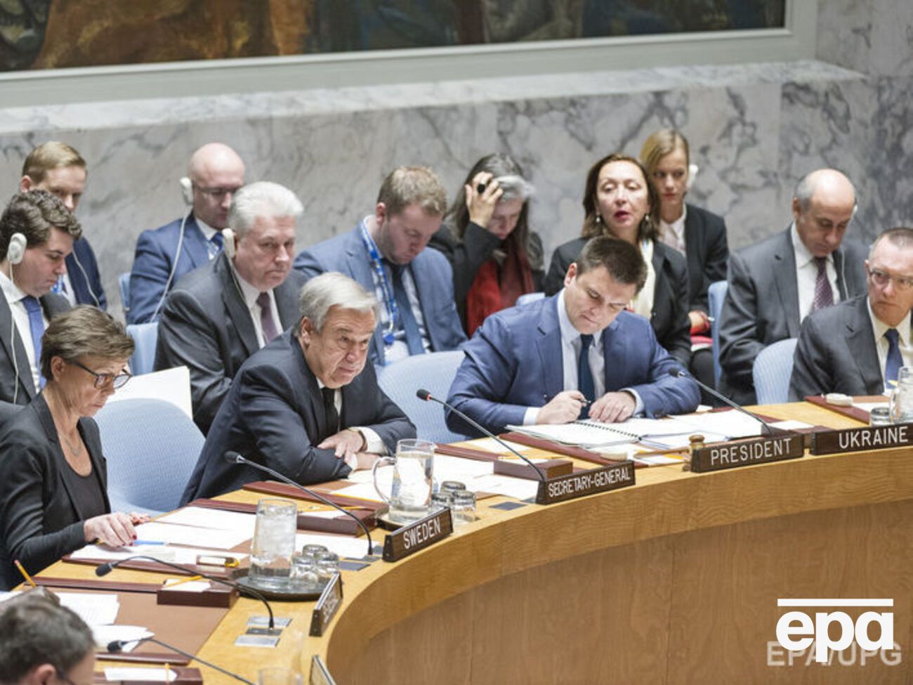 Климкин подчеркнул, что заявление для прессы также выражает позицию Совета Безопасности