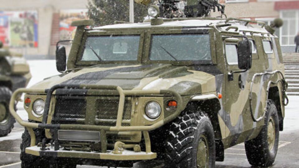 Российский "Тигр" оснастили боевым модулем