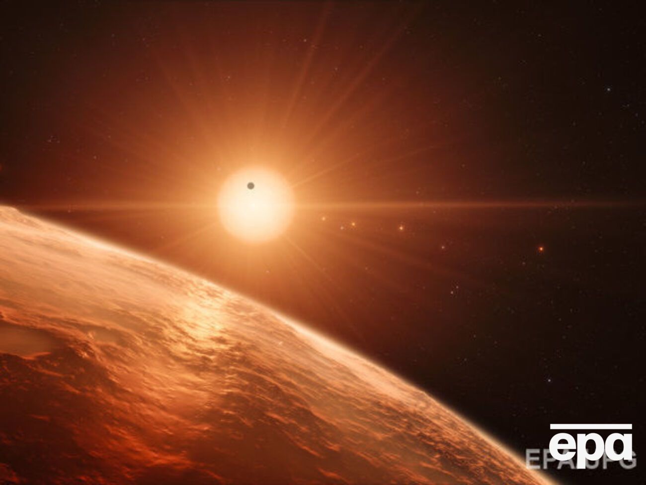 Учені знайшли зірку із сімома планетами, на трьох із яких може бути життя