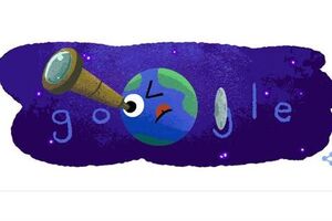 Новый дудл посвящен открытию NASA