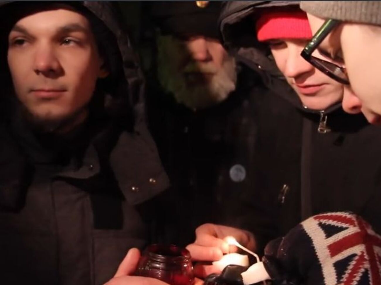 В Петербурге активисты вспоминали погибших на украинском Майдане