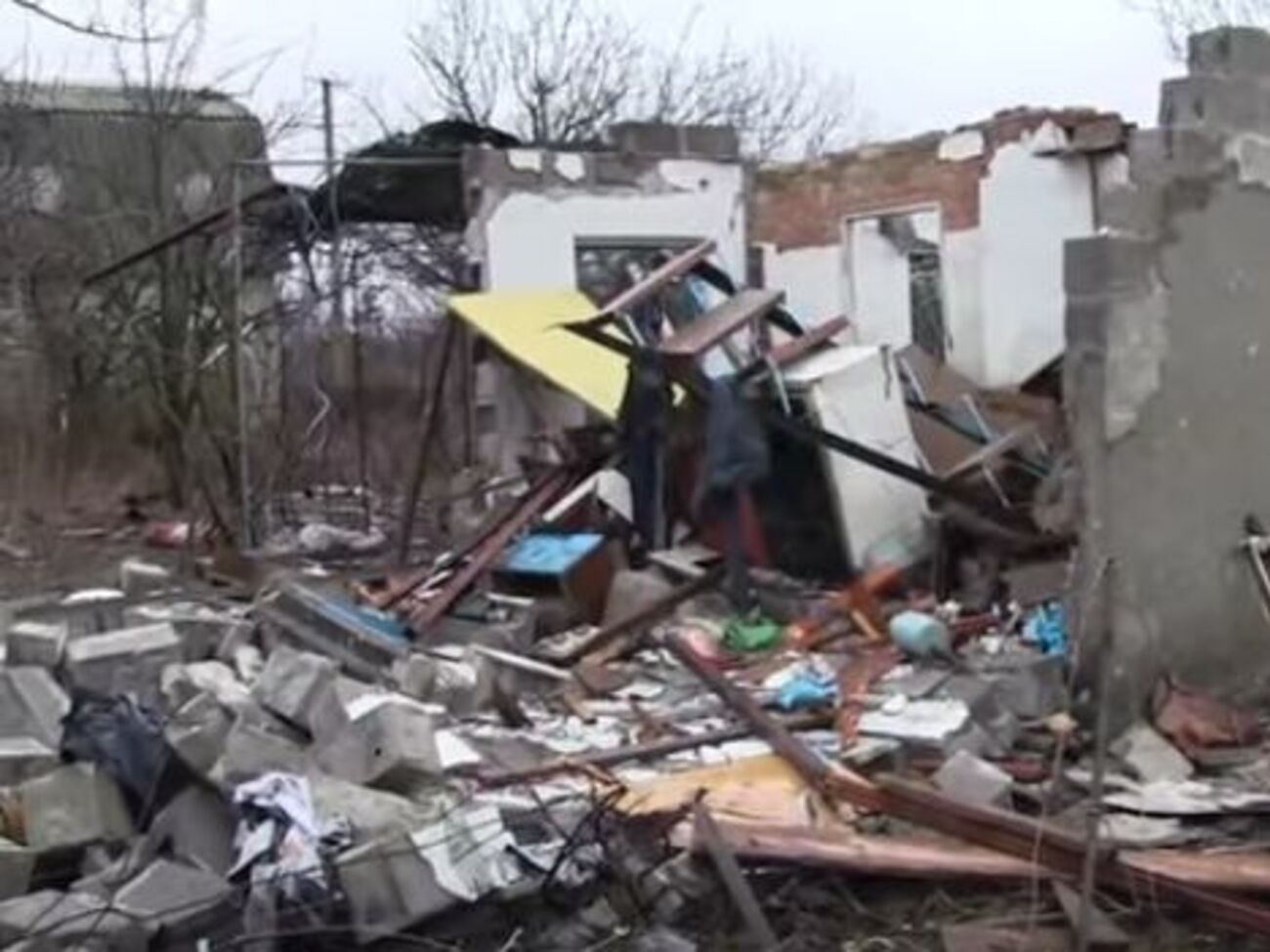 Наслідки обстрілу Водяного